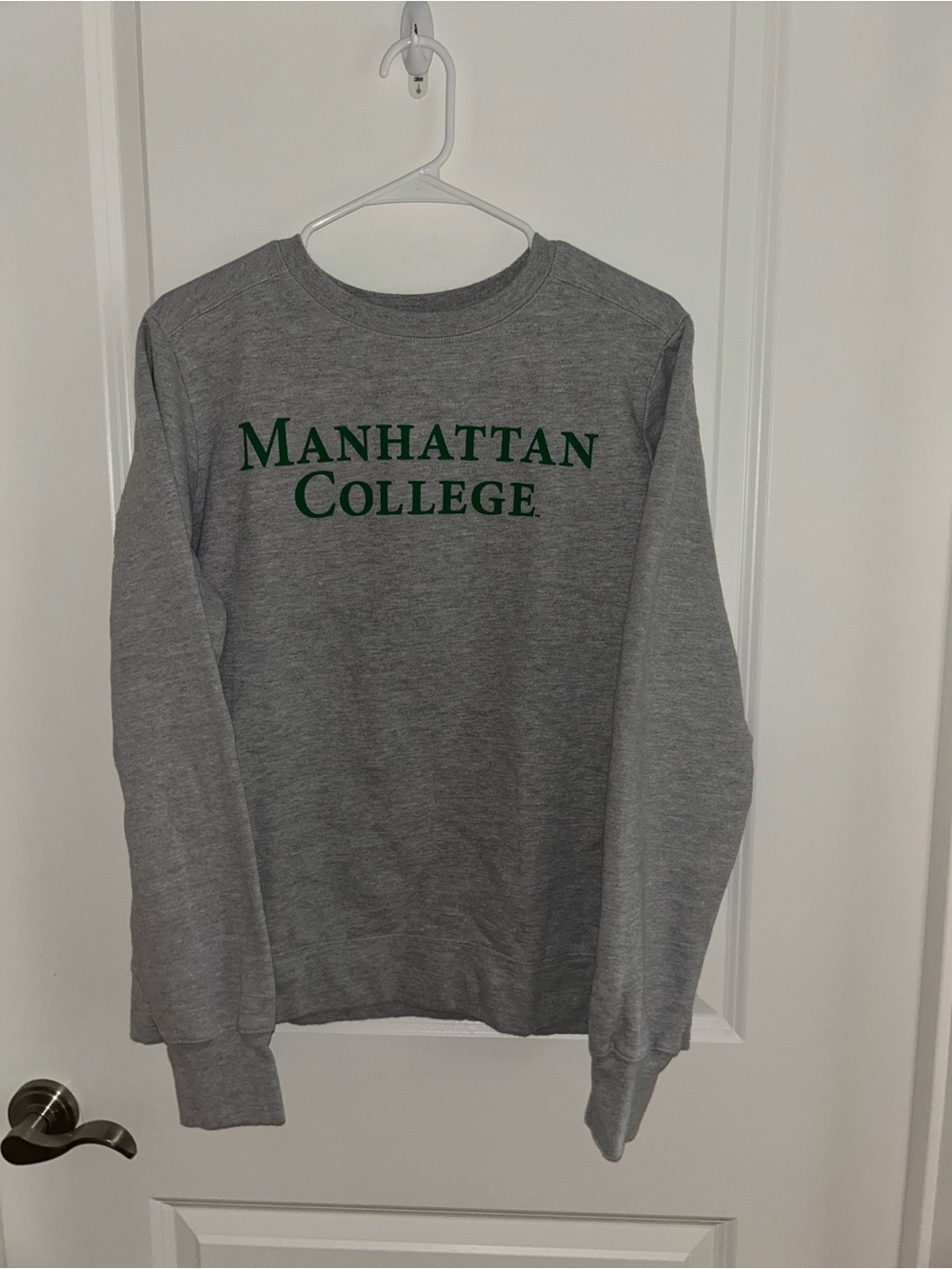 Manhattan College Gray Crewneck Sweatshirt
